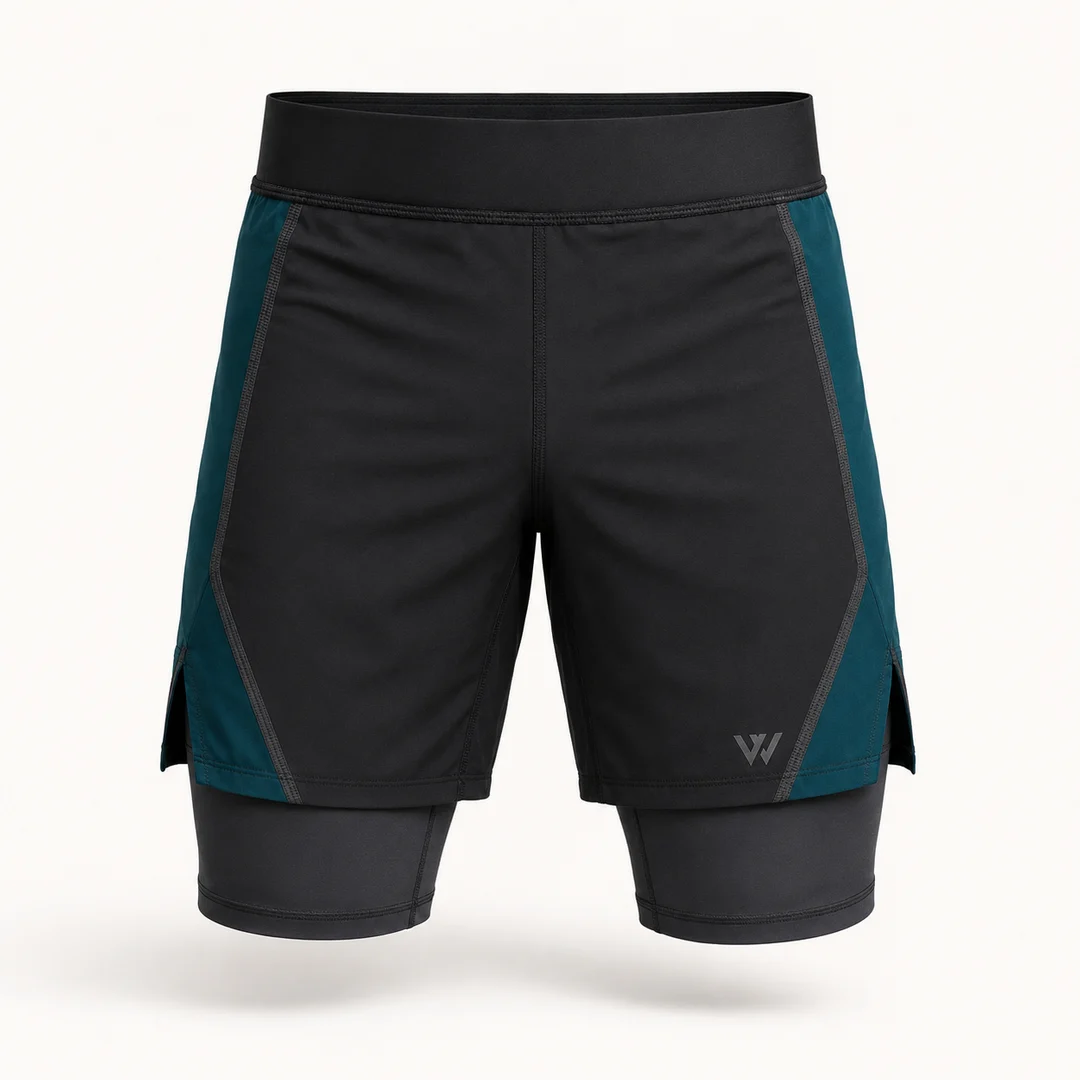Hybrid Compression-Lined MMA Training Shorts product image