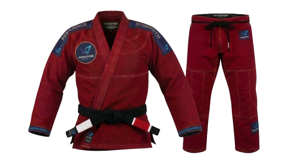 Winspire Sports Premium Red BJJ Gi | "Resilience" Edition product image