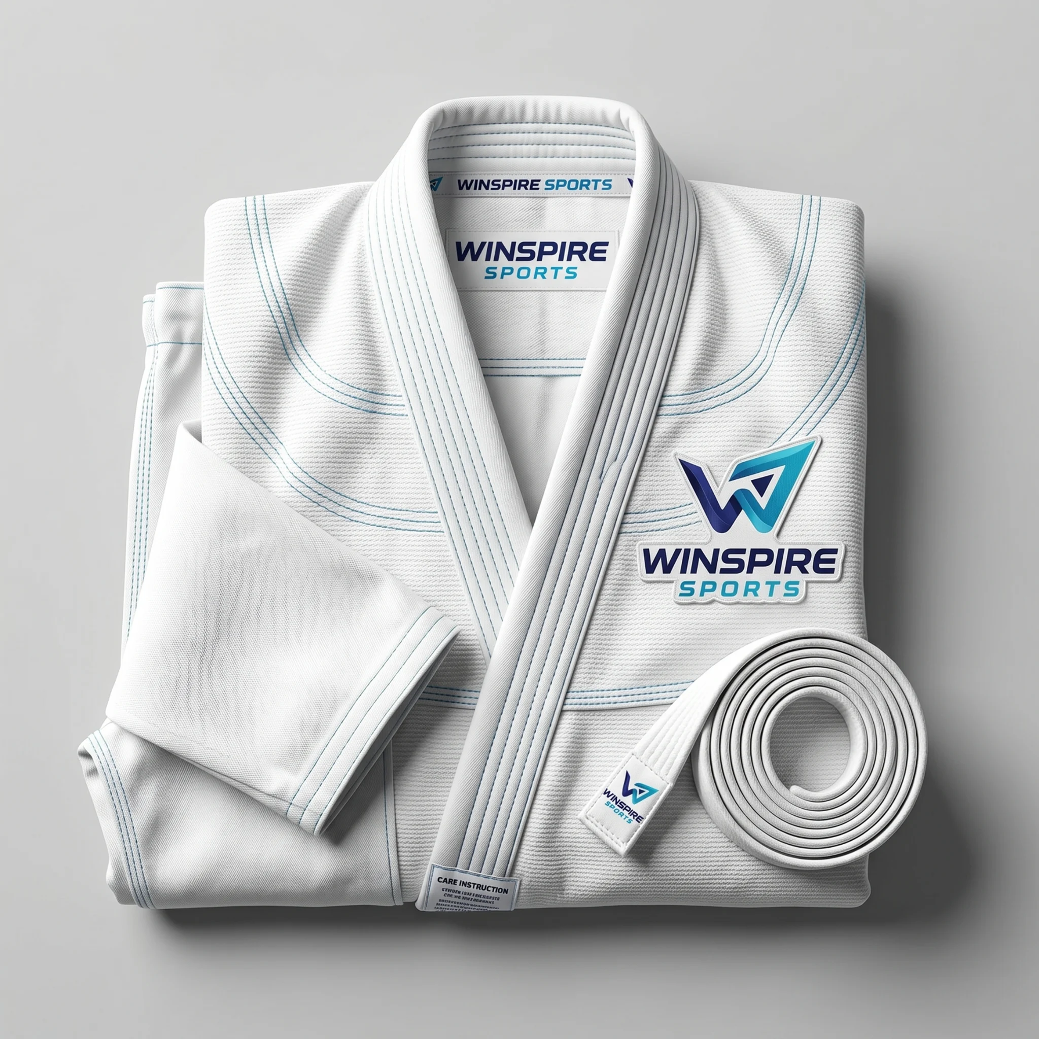 Winspire Sports Premium White BJJ Gi – Competition Series product image