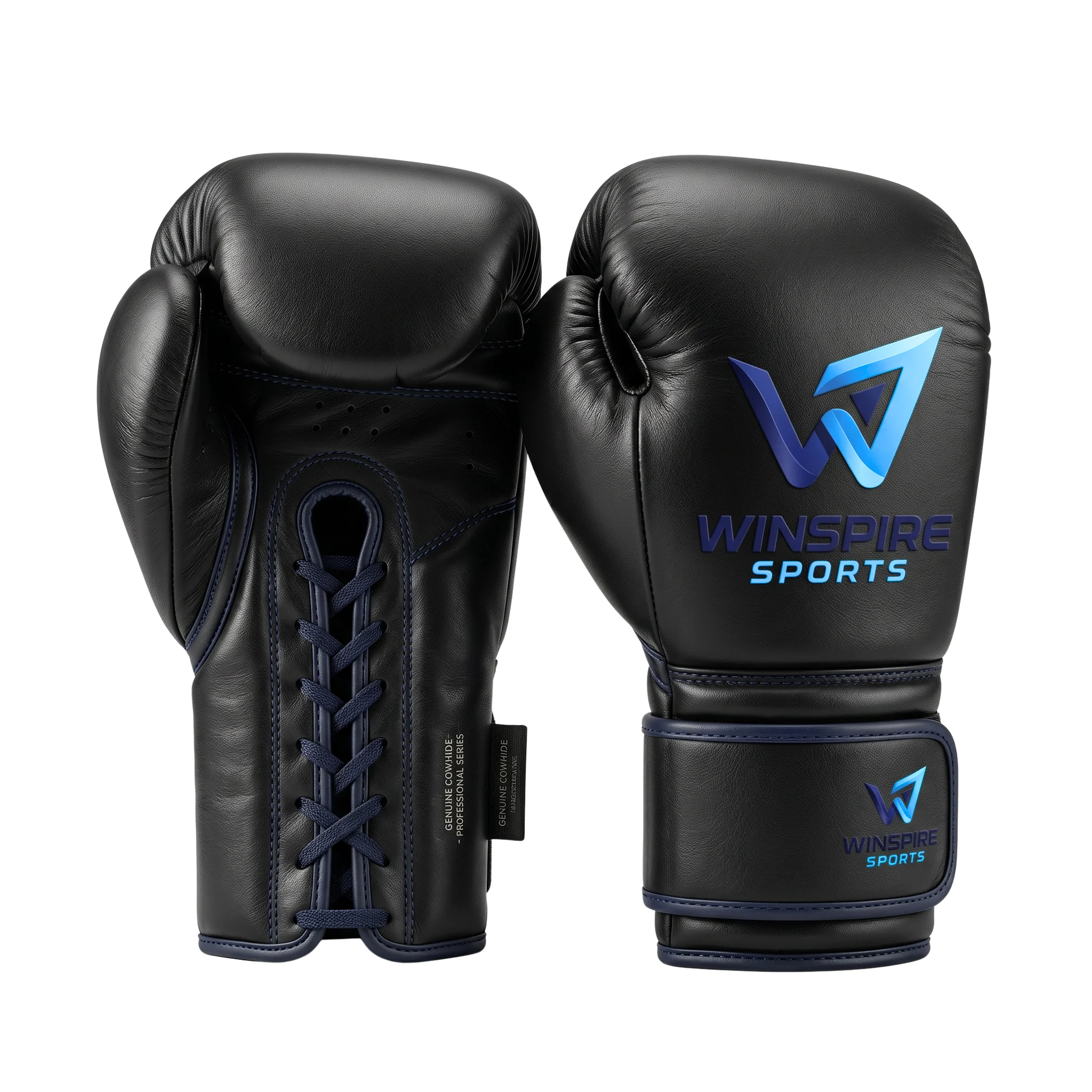 Winspire Sports Professional Series Genuine Cowhide Boxing Gloves product image