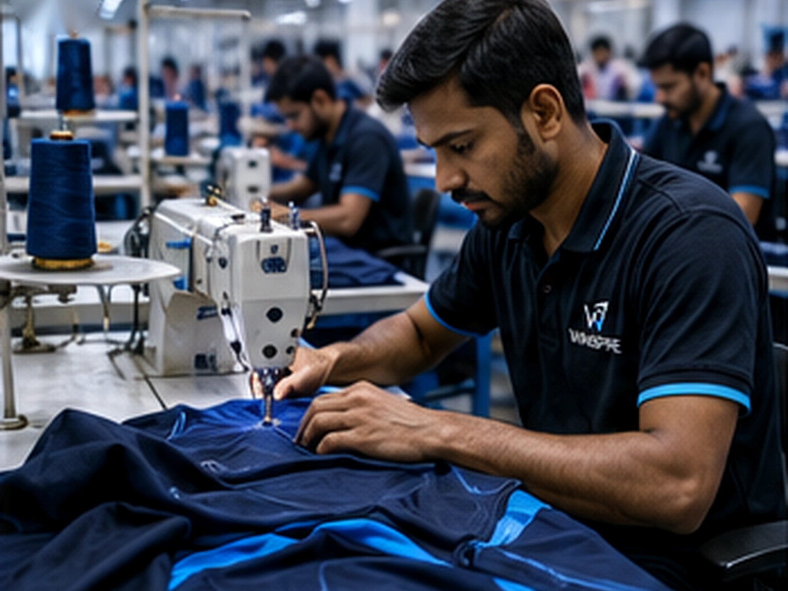 Sportswear stitching