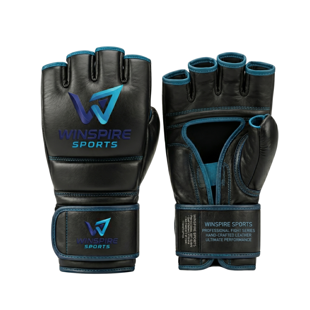 Winspire Sports Professional Fight Series MMA Gloves – Hand-Crafted Leather