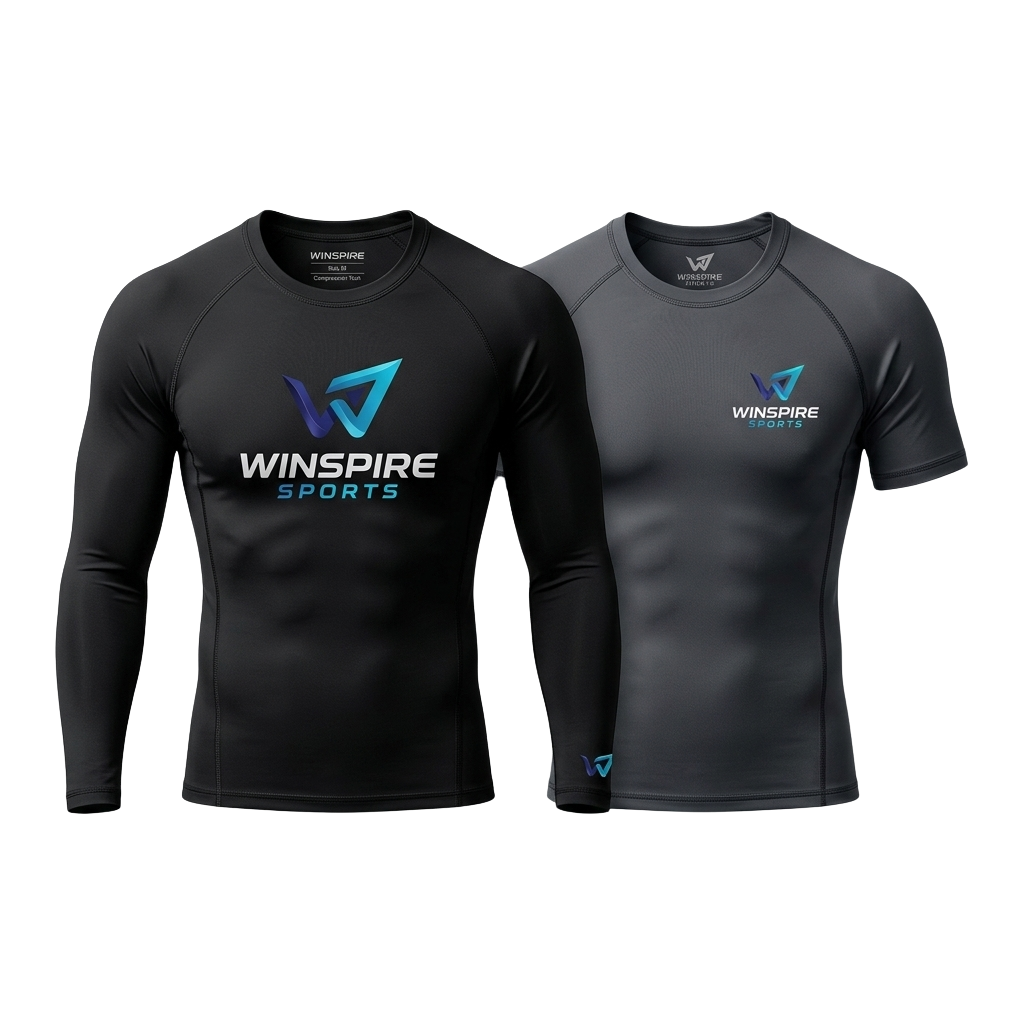 Winspire Sports Performance Rash Guard – Long & Short Sleeve Duo