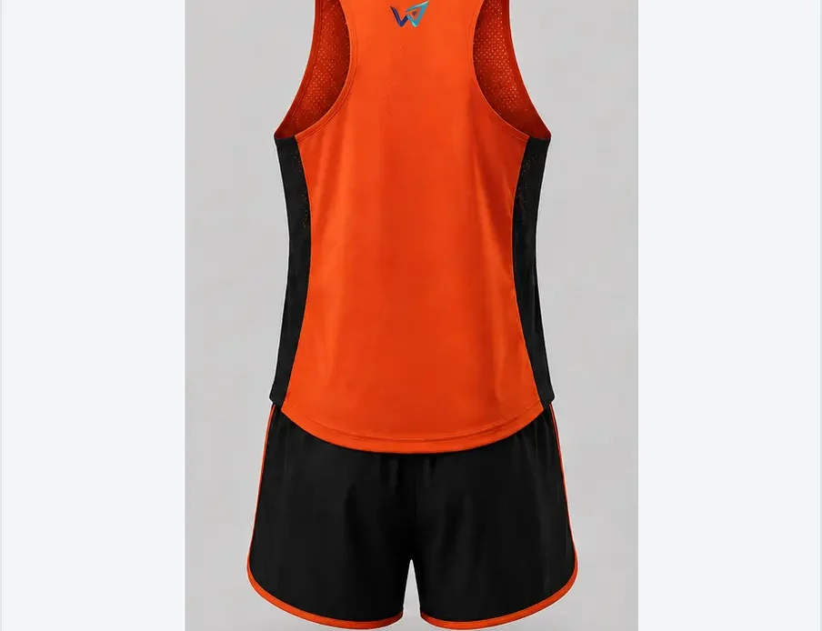 Custom Running Singlet and Shorts Set alternate view