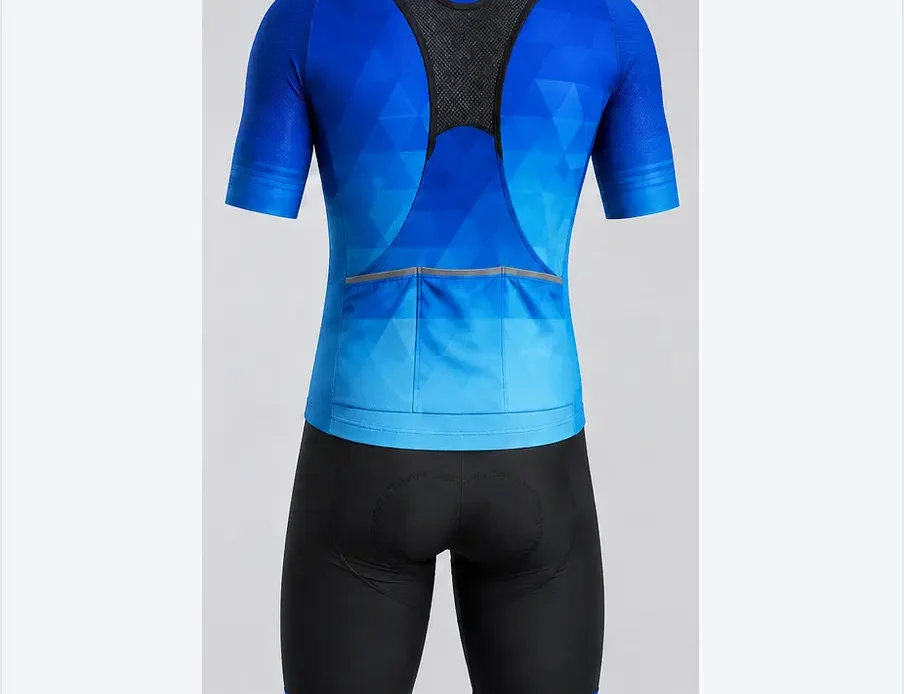 Custom Pro Cycling Jersey and Bib Shorts alternate view